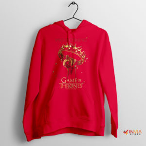 Strength of the Crown Game of Thrones Red Hoodie