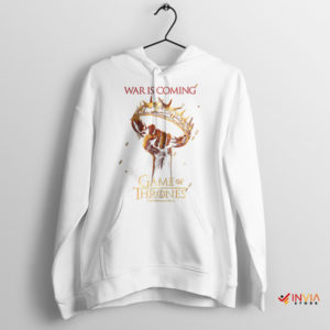 Strength of the Crown Game of Thrones White Hoodie