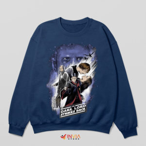 Strikes Back Dark Lord Voldemort Navy Sweatshirt