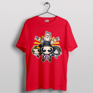 Suma Hinatsuru Makio Powerpuff Girls Red T-Shirt