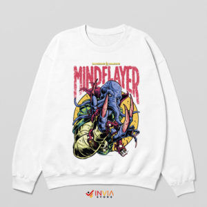 Summon the Mind Flayer DnD Game White Sweatshirt