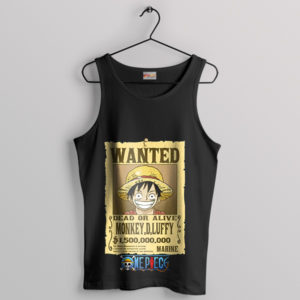 Sun God Luffy Most Wanted Luffy Tank Top