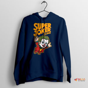 Super Mario Joker Folie à Deux Navy Hoodie