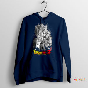 Super Saiyan Challenge Fusion Evolution Navy Hoodie