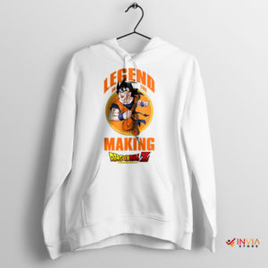 Super Saiyan Style Son Goku Legend White Hoodie