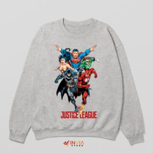 Superhero Classic DC Justice League Sport Grey Sweatshirt