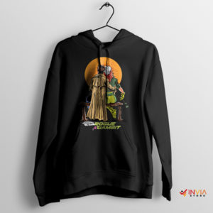 Superhero Love Story Rogue and Gambit Black Hoodie