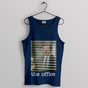 Surprise Michael Scott Blinds Office Navy Tank Top