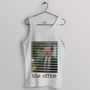 Surprise Michael Scott Blinds Office Sport Grey Tank Top