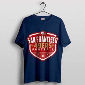 Symbol 49ers Game Today Merch Navy T-Shirt