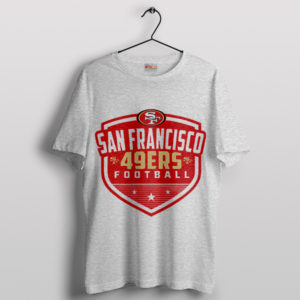 Symbol 49ers Game Today Merch Sport Grey T-Shirt