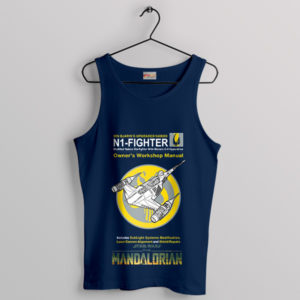 Take Flight with N1 Fighter Manual Navy Tank Top