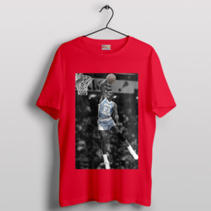 Tar Heels Tribute Michael Jordan Red T-Shirt