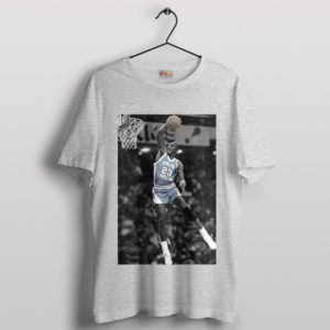 Tar Heels Tribute Michael Jordan Sport Grey T-Shirt