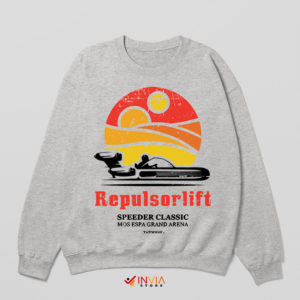 Tatooine Landscape With Repulsorlift Sport Grey Sweatshirt