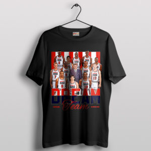 Team of Legends 1992 Dream Team USA Black T-Shirt