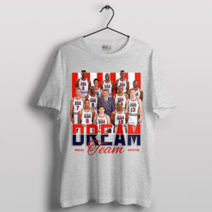 Team of Legends 1992 Dream Team USA Sport Grey T-Shirt