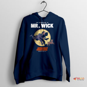 The Adventures of John Wick 4 Navy Hoodie