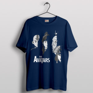 The Avatars Fab Four Last Airbender Navy T-Shirt