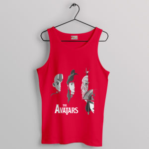 The Avatars Journey Last Airbender Red Tank Top