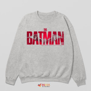 The Batman Movie Merch DCU Symbol Sport Grey Sweatshirt