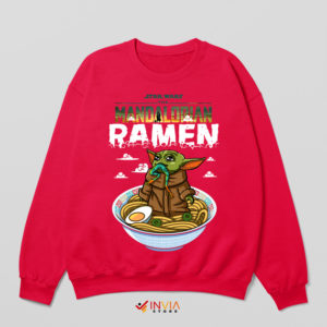 The Child Grogu Ramen Tatsuya Red Sweatshirt