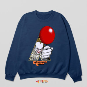 The Clown IT Movie A Clockwork Navy Sweatshirt