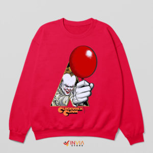 The Clown IT Movie A Clockwork Red Sweatshirt