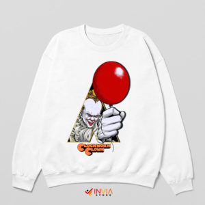 The Clown IT Movie A Clockwork White Sweatshirt