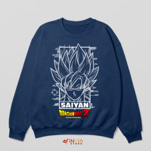 The DNA of a Legend Goku Saiyan Navy Sweatshirt