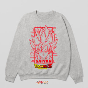 The DNA of a Legend Goku Saiyan Sport Grey Sweatshirt