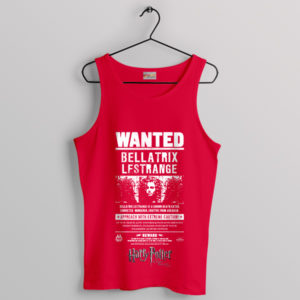 The Dark Queen Bellatrix Lestrange Red Tank Top