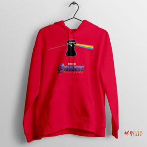 The Dark Side of Thanos Pink Floyd Red Hoodie