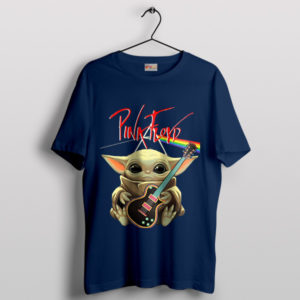 The Dark Side of the Force Grogu Navy T-Shirt