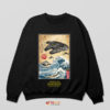 The Falcon Journey Japanese Ukiyo-e Art Sweatshirt