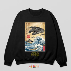 The Falcon Journey Japanese Ukiyo-e Art Sweatshirt