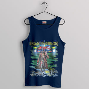 The Final Frontier Album Art Navy Tank Top