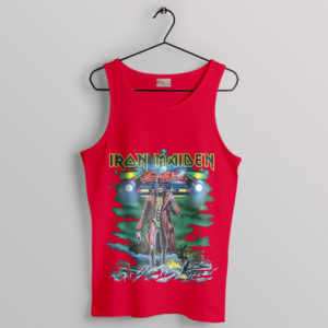 The Final Frontier Album Art Red Tank Top