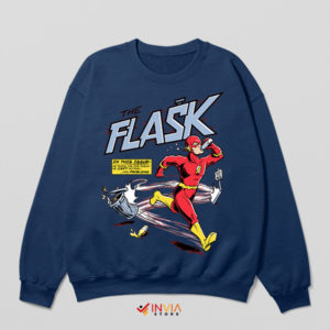 The Flash Justice League Marathon Navy Sweatshirt