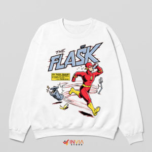 The Flash Justice League Marathon Whie Sweatshirt