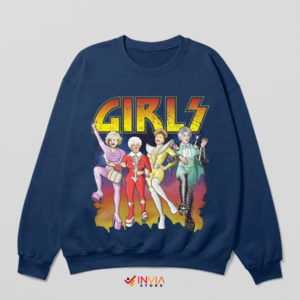 The Golden Girls Rock On Kiss Navy Sweatshirt