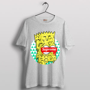 The Good Trippy Bart Cartoon Sport Grey T-Shirt