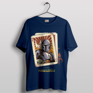 The King Bounty Mandalorian Mando Navy T-Shirt