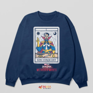 The Magic of Doctor Strange Card Navy Sweatshirt