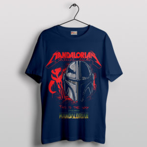 The Mandalorian Stealth Mastery Navy T-Shirt