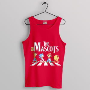 The Mascost Nintendo Abbey Road Red Tank Top