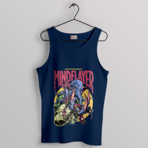 The Mind Flayer Chronicles DnD Game Navy Tank Top