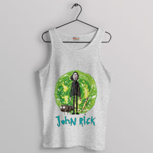 The Movie John Wick Rick Sanchez Sport Grey Tank Top