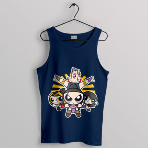 The Powerpuff Suma Hinatsuru Makio Navy Tank Top