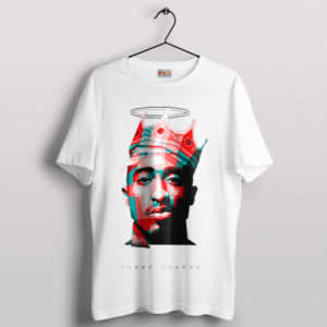 The Reign of Tupac Shakur KING Graphic White T-Shirt